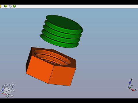 Видео: FreeCAD.#85. Верстак ThreadProfile. Создаем резьбу несложным способом