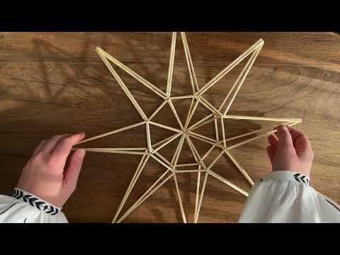Видео: Різдвʼяна зірка, Відео-Інструкція - PAVUK