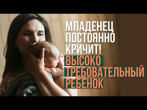 Видео: Высокотребовательный ребенок. Или почему новорожденный постоянно плачет?