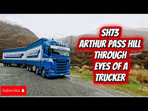 Видео: Подъём и спуск по перевалу Артура – ​​путешествие на грузовике из Греймута в Крайстчерч | Потряса...
