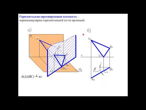 Видео: Лекция №5 Плоскость,задание плоскости  на комплексном чертеже. Плоскости общего и частного положения