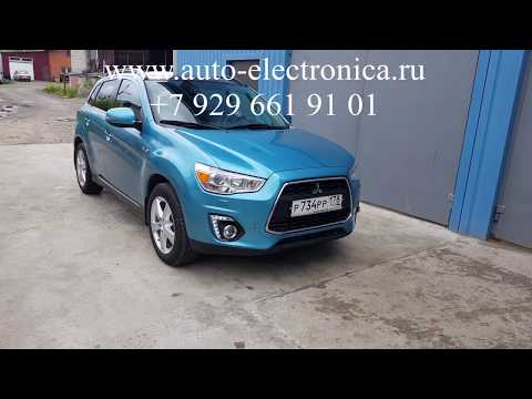 Видео: Чип тюнинг Mitsubishi ASX 2013 г.в., удаление катализатора, отключение второго датчика кислорода