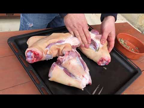 Видео: Рулька в Помпейской печи rfr рецепты