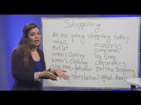 Видео: Shopping (Част I) -Учи английски с Николая, Еп  37, Сезон 3