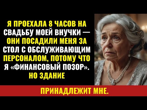 Видео: Я ехала 8 часов на свадьбу внучки — а меня посадили за стол с прислугой, назвав «позором».