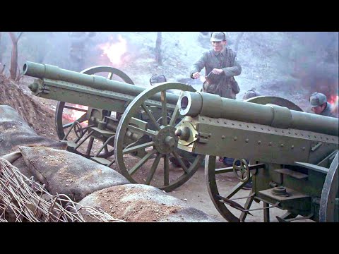 Видео: Японские войска преследовали китайских солдат, не знали, что впереди их ждут пушки!