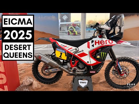 Видео: EICMA 2025: Королевы пустыни Дакар