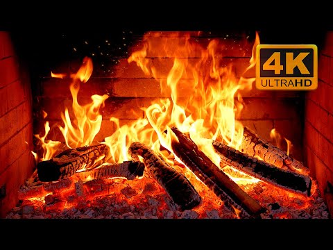 Видео: 4K камин 🔥 Звуки потрескивающего огня для сна, релаксации, учебы и уютной атмосферы