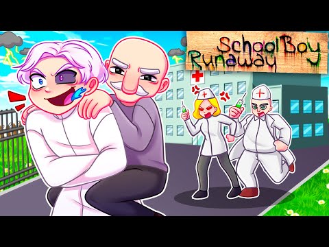 Видео: 😨 Майнкрафт но МЫ СБЕЖАЛИ ИЗ ПСИХУШКИ в SCHOOLBOY RUNAWAY!