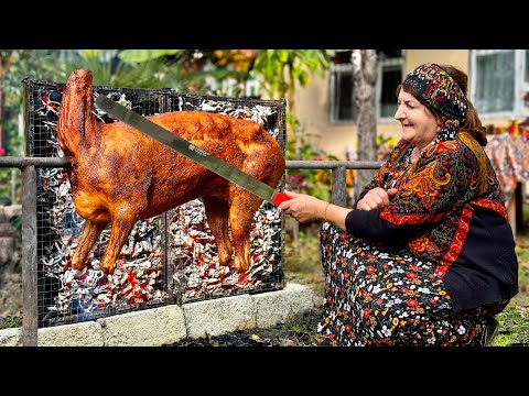 Видео: Бабушка Приготовила Целого Барашка для Шаурмы - Никто Раньше Этого Не Пробовал!