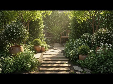 Видео: Естественное сияние | Идеи дизайна небольшого сада 2025 для повседневного спокойствия