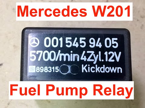 Видео: Ваш Mercedes не заводится? W201 190E Реле бензонасоса также W124