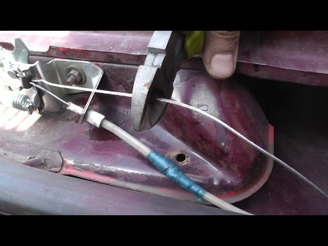 Видео: Корчен-тулинг троса капота на ВАЗ 21011.