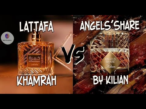 Видео: ANGELS' SHARE BY KILIAN (2020) vs KHAMRAH BY LATTAFA (2022) - сравнительный обзор