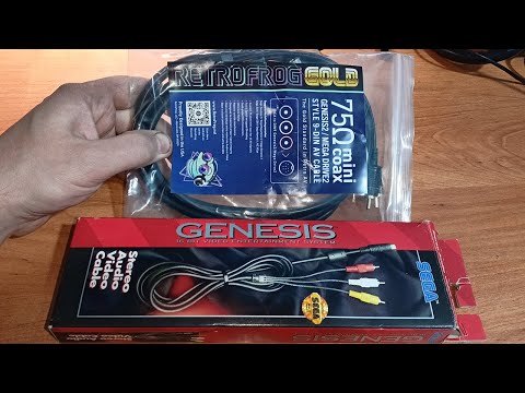 Видео: Стерео кабель SEGA mega drive2 какой купить в 2024г.