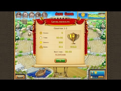 Видео: Farm Frenzy Ancient Rome Chapter 1-2 only GOLD Веселая ферма Древний Рим Глава 1-2 Золото