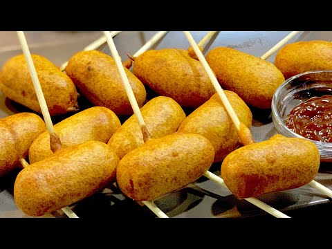 Видео: Корн Дог или кренвирши в тесто - вижте само колко са примамливо апетитни!