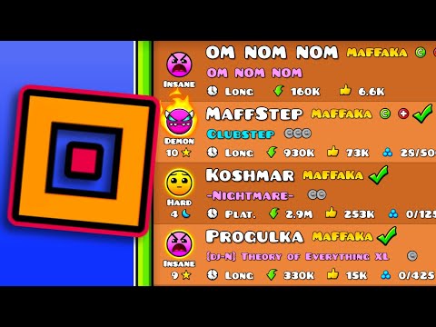 Видео: Я поиграл во ВСЕ уровни Маффаки в Geometry Dash