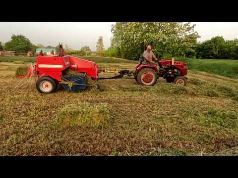 Видео: Японский пресс СТАР 1000 В ДЕЛЕ. Первые тюки на японском прессе.