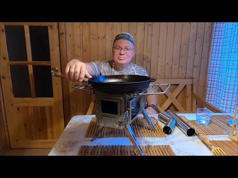 Видео: Жарим картошку на печи Winnerwell Nomad Small View