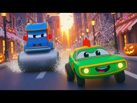 Видео: Хелоуин: преследване между крокодила и валяка