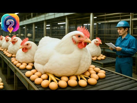 Видео: Как МИЛЛИОНЫ куриных яиц обрабатывают на заводе. Уникальные кадры с производства!