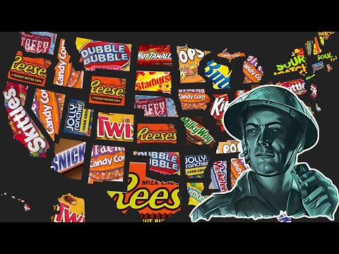 Видео: Американские сладости