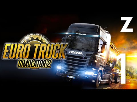 Видео: Заквиель играет в игру Euro Truck Simulator 2 — Часть 1
