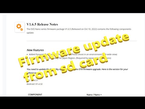 Видео: Autel nano plus - обновление прошивки с помощью сд карты после ремонта!