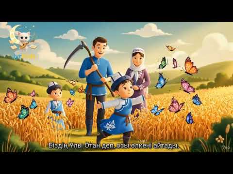 Видео: Біздің Отан – Оразбай Байбақұлы | Балаларға арналған патриоттық ән | Jyr Kids