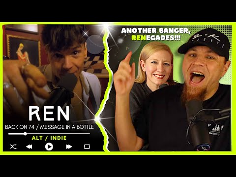 Видео: REN «Назад в 74-е / Послание в бутылке» // Реакция звукорежиссёра и жены