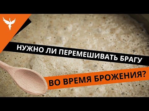 Видео: Нужно ли перемешивать брагу во время брожения? На что это повлияет?