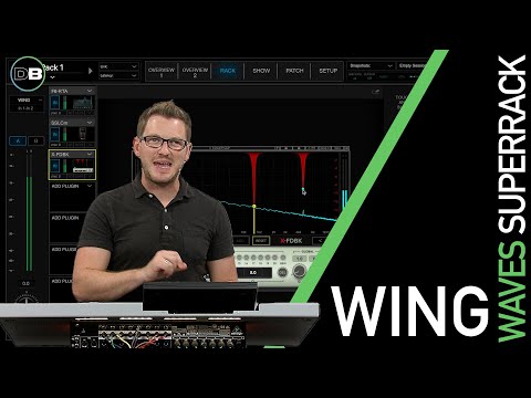 Видео: Waves SuperRack Performer на Main LR с Behringer Wing
