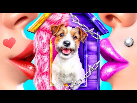 Видео: Мы спасли бездомного щенка! Лайфхаки для владельцев животных!