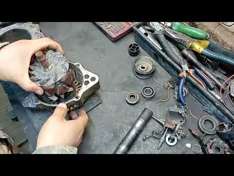 Видео: ТОЙОТА КАМРИ. замена подшипников генератора ДЕНСО. #генератор #ремонтгенератора #repair #reels