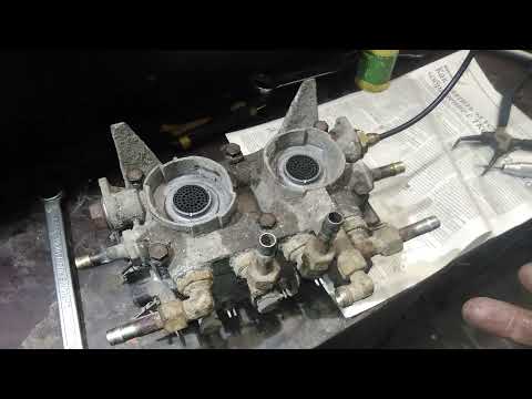 Видео: Рено Магнум. Краны прицепа.