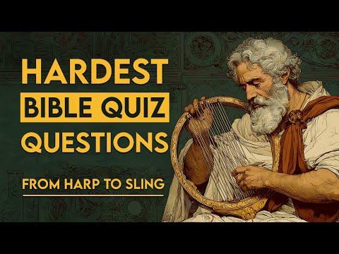 Видео: 25 библейских вопросов о Дэвиде Кинге — От арфы до пращи — Только 1% верующих могут их пройти!