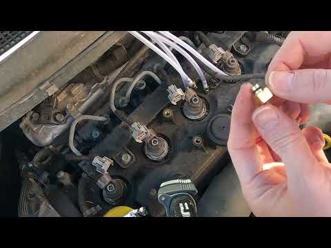 Видео: Проведение проверки на утечку дизельного инжектора, устранение повреждений и ремонт на автомобиле...