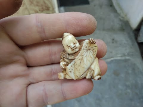 Видео: Реставрация нэцкэ (Netsuke Restoration ).