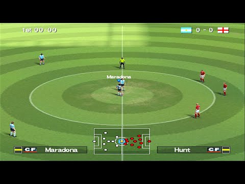 Видео: Pro Evolution Soccer 6 — Аргентина против Англии | PS2