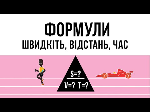 Видео: Швидкість, відстань і час формули. Як знайти швидкість, відстань або час