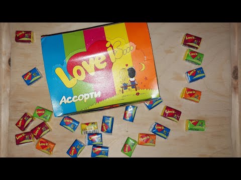 Видео: АСМР Итинг жвачки| Постукивания| Love is| ASMR| Chewing gum |  Tapping