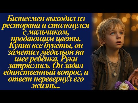 Видео: Бизнесмен выходил из ресторана и столкнулся с мальчиком, продающим цветы. Купив все букеты, он...