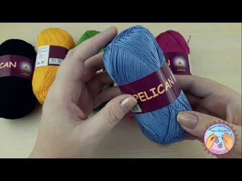 Видео: Обзор пряжи Pelican Vita Cotton для фриволите плюсы и минусы пряжи