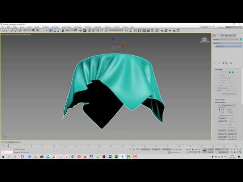 Видео: Создаем скатерть в 3ds для стола с круглой столешницей
