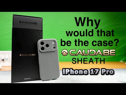 Видео: Чехол CAUDABE для iPhone 17 Pro (идеальный минималистичный тест на удобство использования!). Поче...