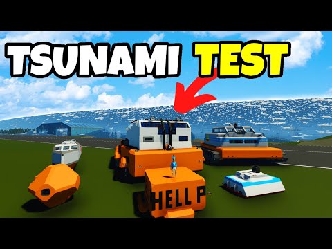 Видео: Тестирование того, какой бункер от цунами лучше всего выдержит цунами в Штормворксе