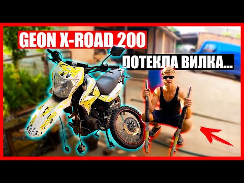 Видео: ЗАМІНА САЛЬНИКІВ /МАСЛА в ВИЛЦІ GEON X-Road light 200 (2019) на 8500км ПРОБІГУ! СКІЛЬКИ ЛИТИ МАСЛА?!