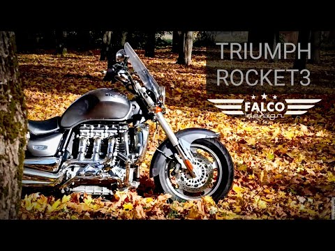 Видео: Triumph Rocket 3. Мини обзор мотоцикла. #falcodesign #triumph #rocket 3