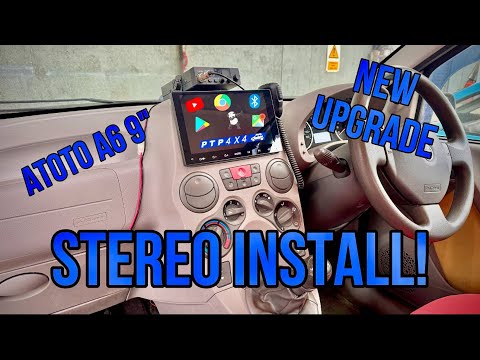 Видео: Новая стереосистема в моем Fiat Panda 4X4! - ATOTO A6 9 дюймов (A6G209PF)